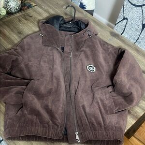 Brown Corduroy Men's Jacket